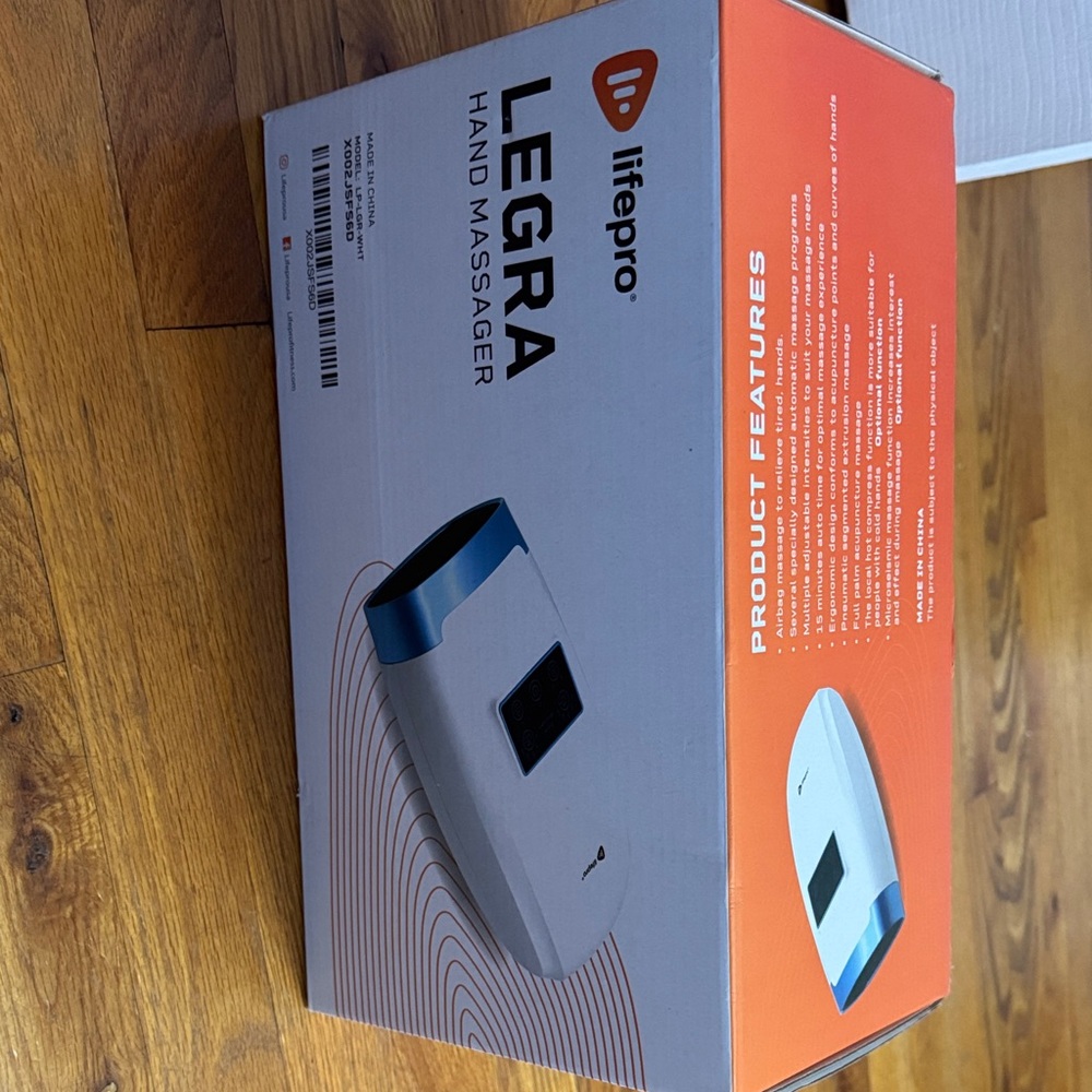 Lifepro Legra Hand Massager - White & Blue